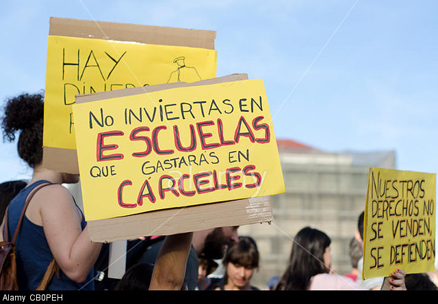 May 15, 2012 - Madrid. Spain. Protesters during 15th May protest at Puerta del Sol in Madrid, under the social movement Spanish