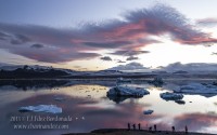 Jökulsarlón glacial lagoon. Iceland