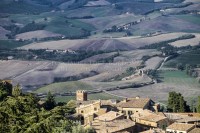 Montalcino hill town and comune of Tuscany, Italy