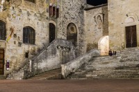 Piazza del Duomo, SanGimignano, Medieval Village, Tuscany, Italy