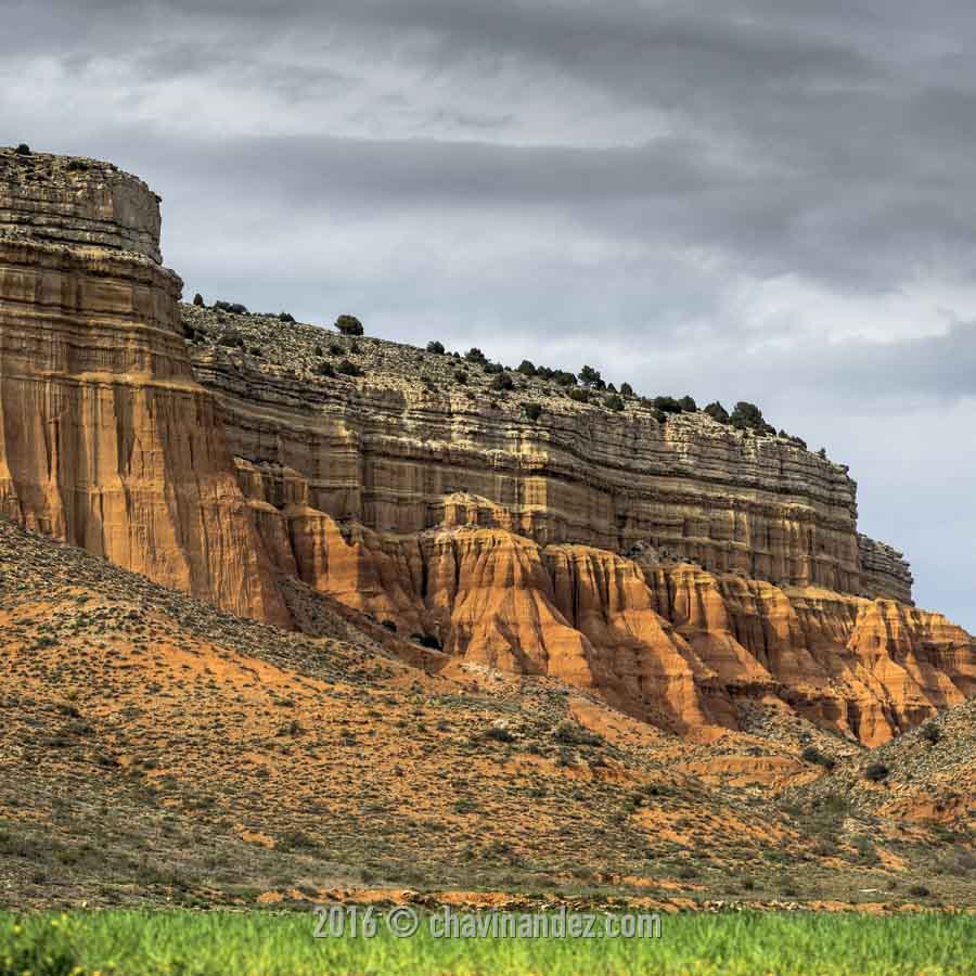 Rambla de Barrachina, Symbol of erosion and clay soil area. Teruel, Aragon, Spain