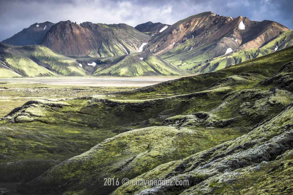 Landmannaaugar area, Iceland highlands in summertime.